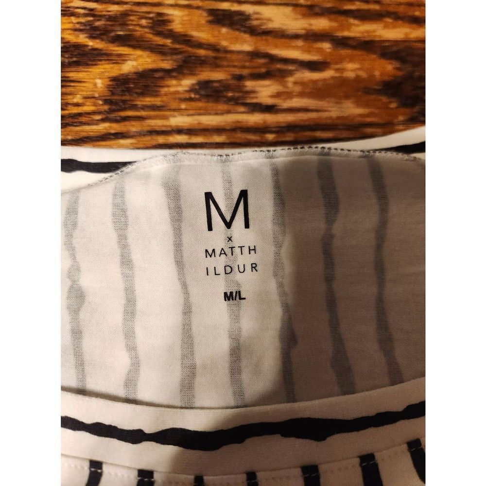 M X Matthildur Stripe Top Size M/L - image 2